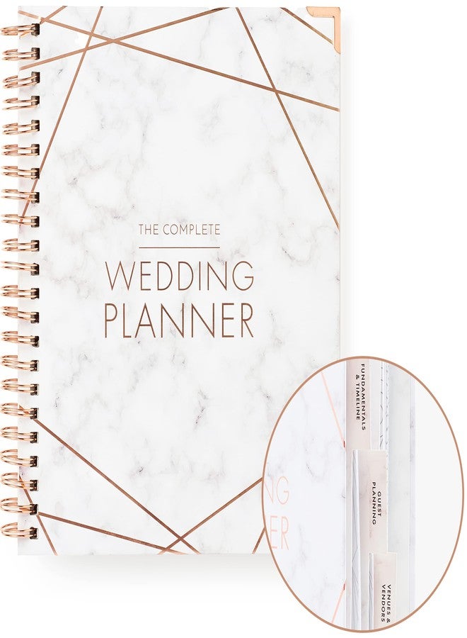 Your Perfect Day Wedding Planner Book and Organizer - Wedding Planner Book - Bridal Planning Binder with Countdown Calendar - Bride Gifts - (MARBLED) - Image 1